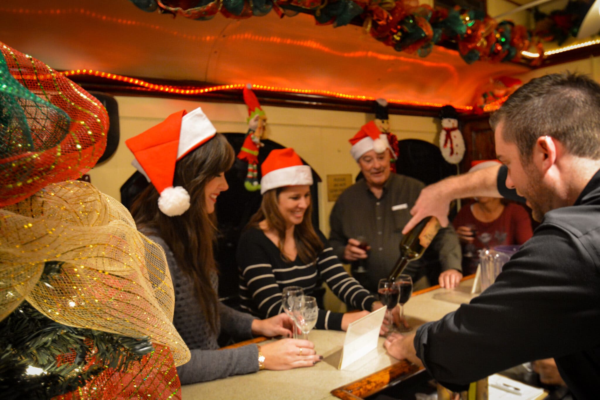 Celebrate The Holiday Season On A Train With Local Wine